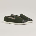 Chaussons Kaki Paillettes - Femme