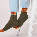 CHL47 - Chaussettes en coton peigné A motifs - San diego - Homme