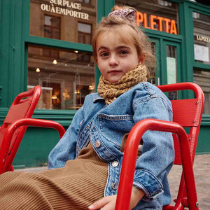Petit Foulard Bianca - Mini Leopard Coffee