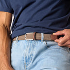 Beige Taupe - Ceinture Tressée