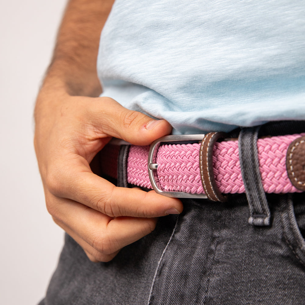 Ceinture Tressée - Misty Rose