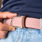 Old Pink - Ceinture Tressée