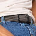 Gris anthracite - Ceinture Tressée