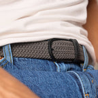 Gris anthracite - Ceinture Tressée