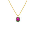 Fuchsia Dynasty Or - Collier