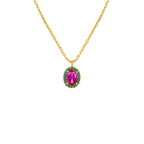 Fuchsia Dynasty Or - Collier