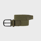 Kaki - Ceinture Tressée
