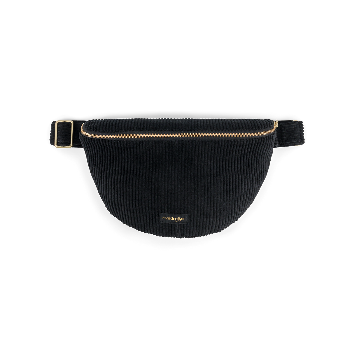 Custine XL - Velours Noir - Banane en coton