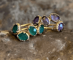 N°819 - Bague 4 minis pierres serties
