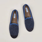 Chausson en laine, marine océan - Homme