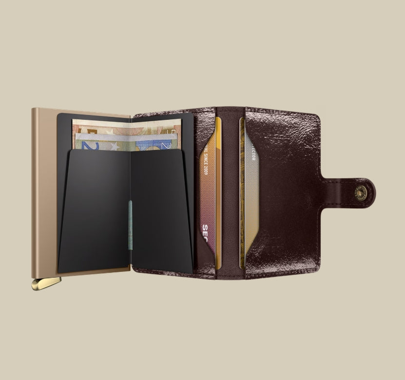 MNa - MNa-Mahogany + Premium Miniwallet Naplak Mahogany +
