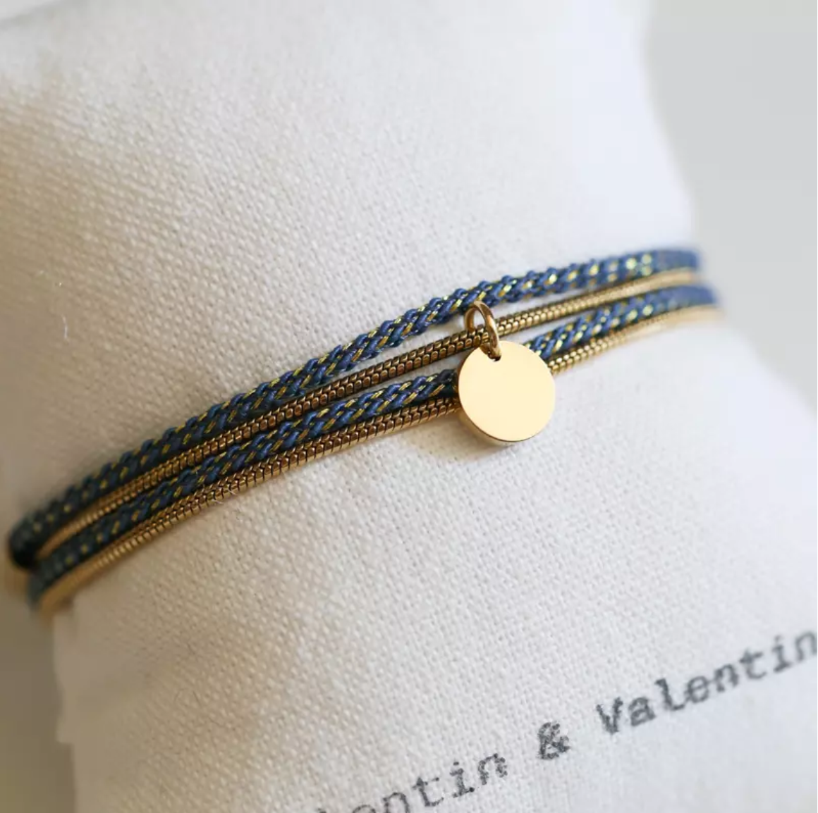 Bracelet pailleté Denim - Valentine