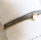 Bracelet pailleté Denim - Valentine