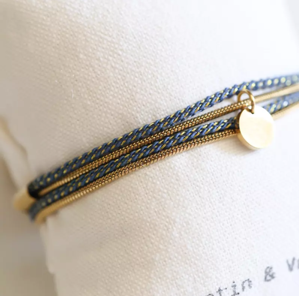 Bracelet pailleté Denim - Valentine