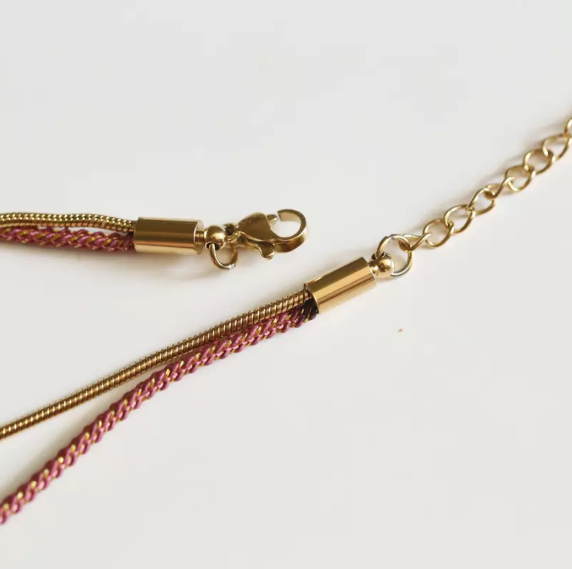 Bracelet pailleté Vieux Rose - Valentine
