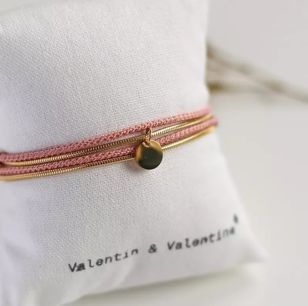 Bracelet Collier pailleté Cerisier - Valentine