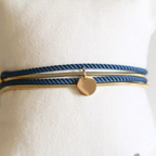 Bracelet Collier Bleu Canard  - Valentine