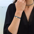 Bracelet Collier Bleu Canard  - Valentine