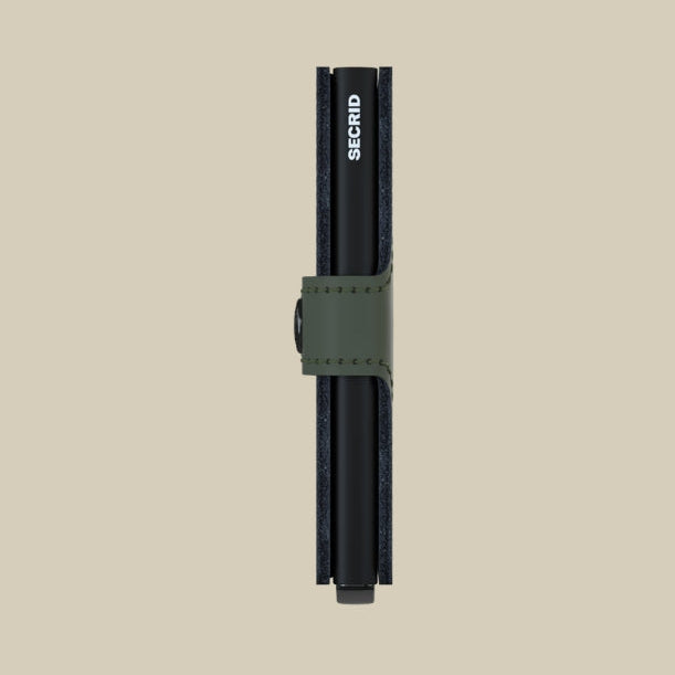 MM - Miniwallet Matte Green Black