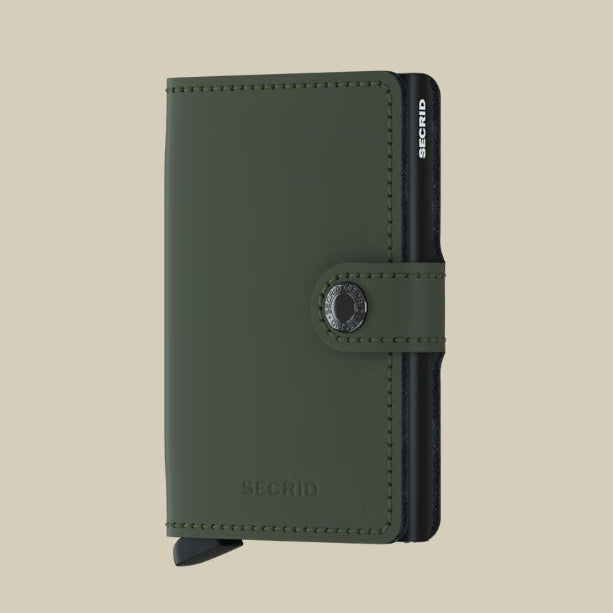 MM - Miniwallet Matte Green Black