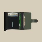 MM - Miniwallet Matte Green Black