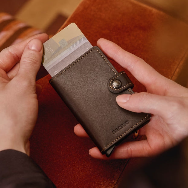 M - Black-Brown Miniwallet Original Black-Brown
