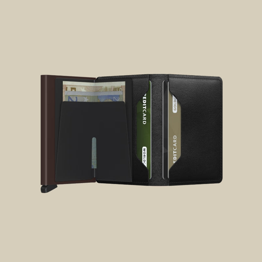 SO - Black-Brown Slimwallet Original Black-Brown