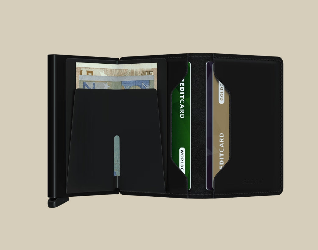SM Black Slimwallet Matte Black