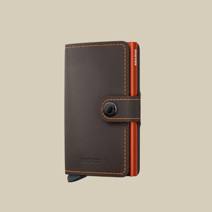 MM - Truffle & Orange Miniwallet Matte Truffle & Orange