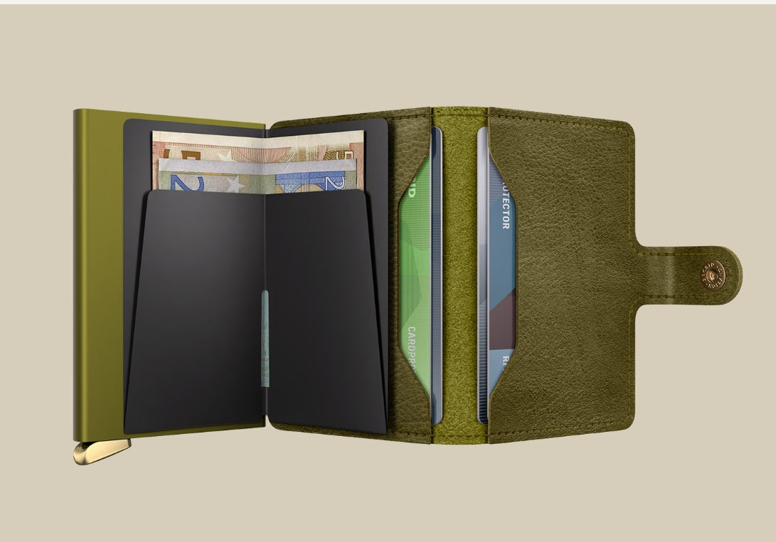 MBc Olive Premium Miniwallet Basco Olive +
