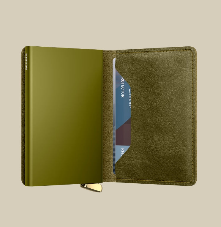 SBc - Olive Premium Slimwallet Basco Olive +