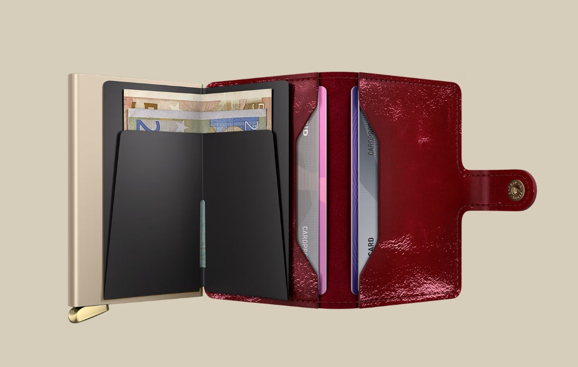 MNa - Red Premium Miniwallet Naplak Red +