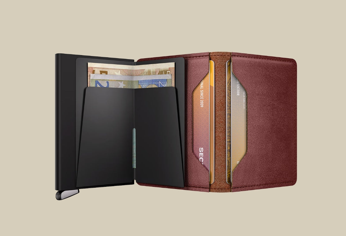 SBc Brown Premium Slimwallet Basco Brown +