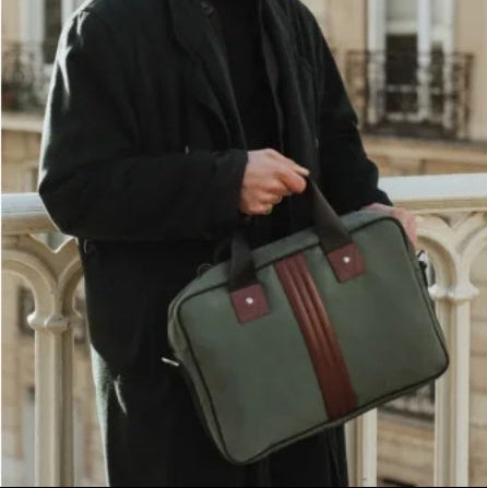 Alberto A - Saccoche ordinateur "15 pouces" + bandoulière