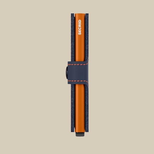 MM - Miniwallet Matte Nightblue & Orange