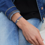 Valentine - Doré avec corde Denim