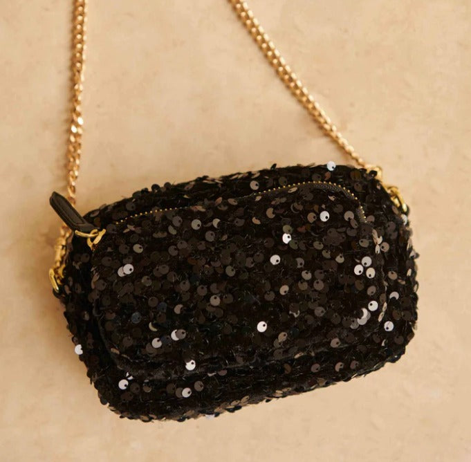 Stone Petit Paillette - Noir