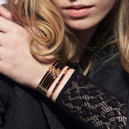 Bracelet Lily - Noir Carbon