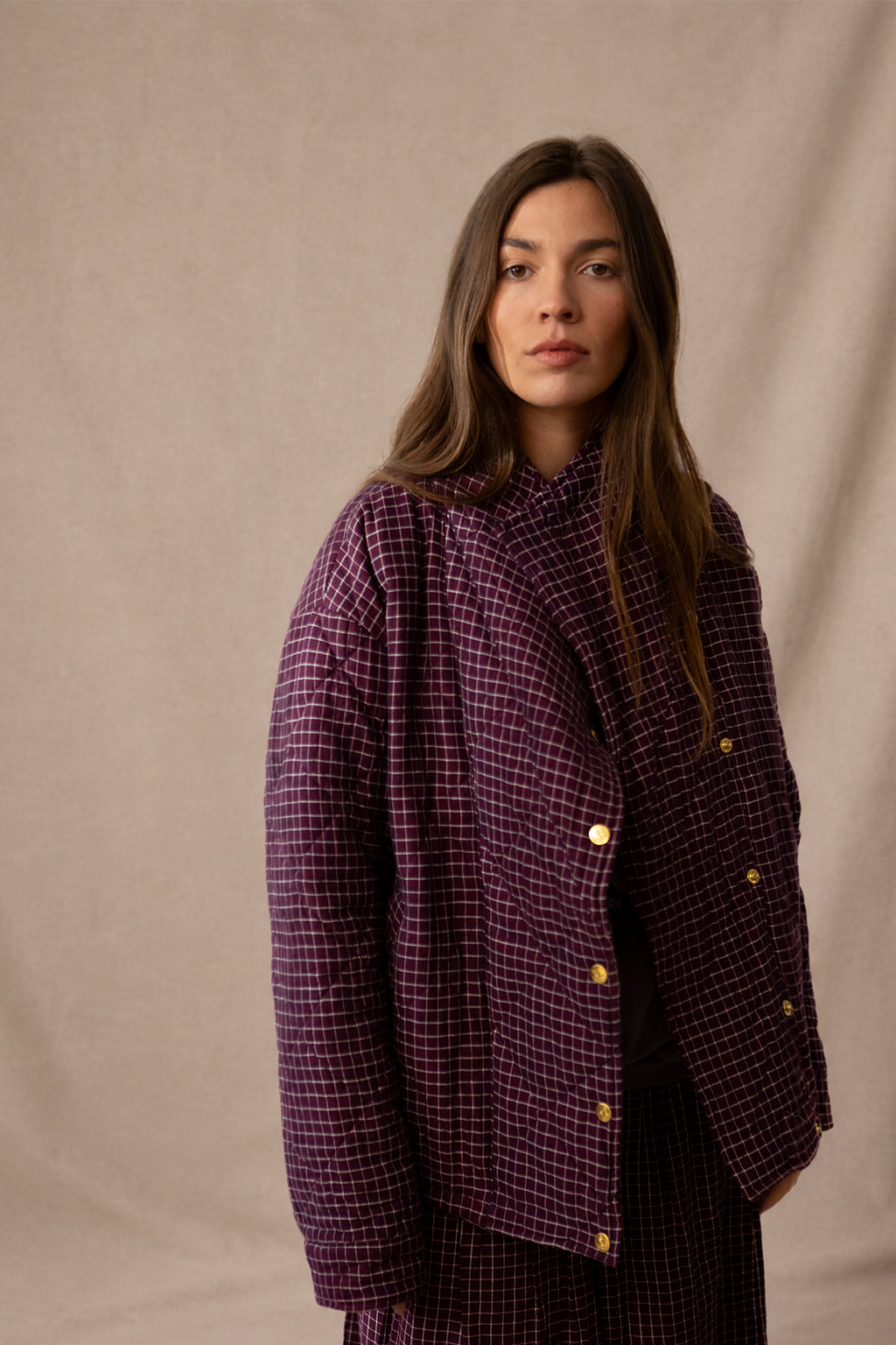 Kapuro - Veste - khadi Traffeta