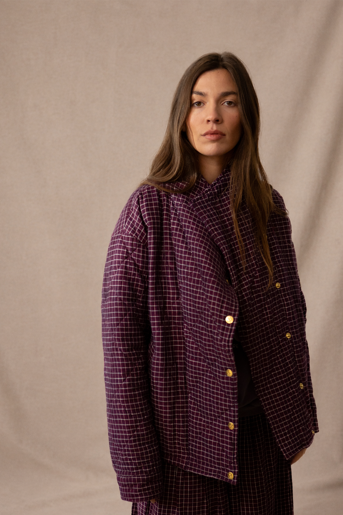 Kapuro - Veste - khadi Traffeta