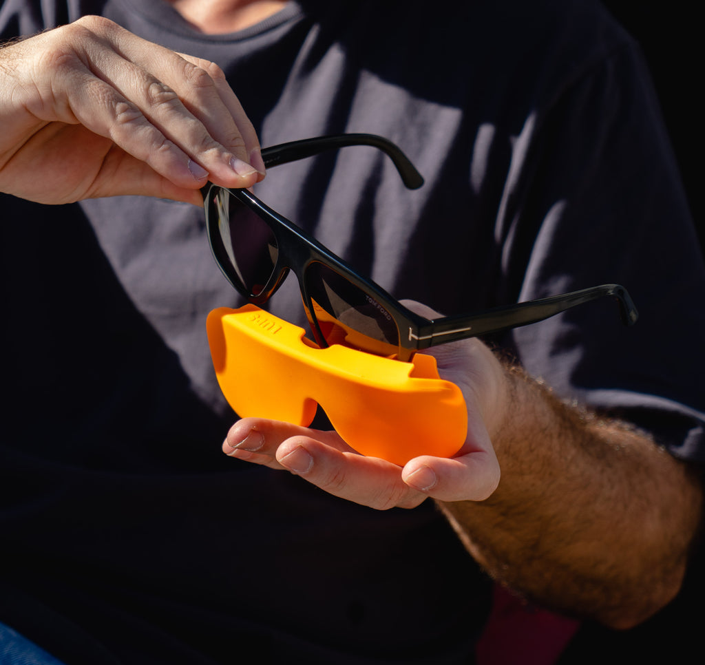Etui à lunettes - Pêche