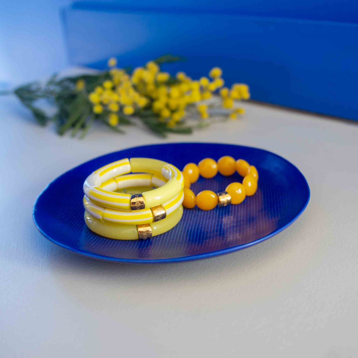 Bracelet Bombom Amarelo
