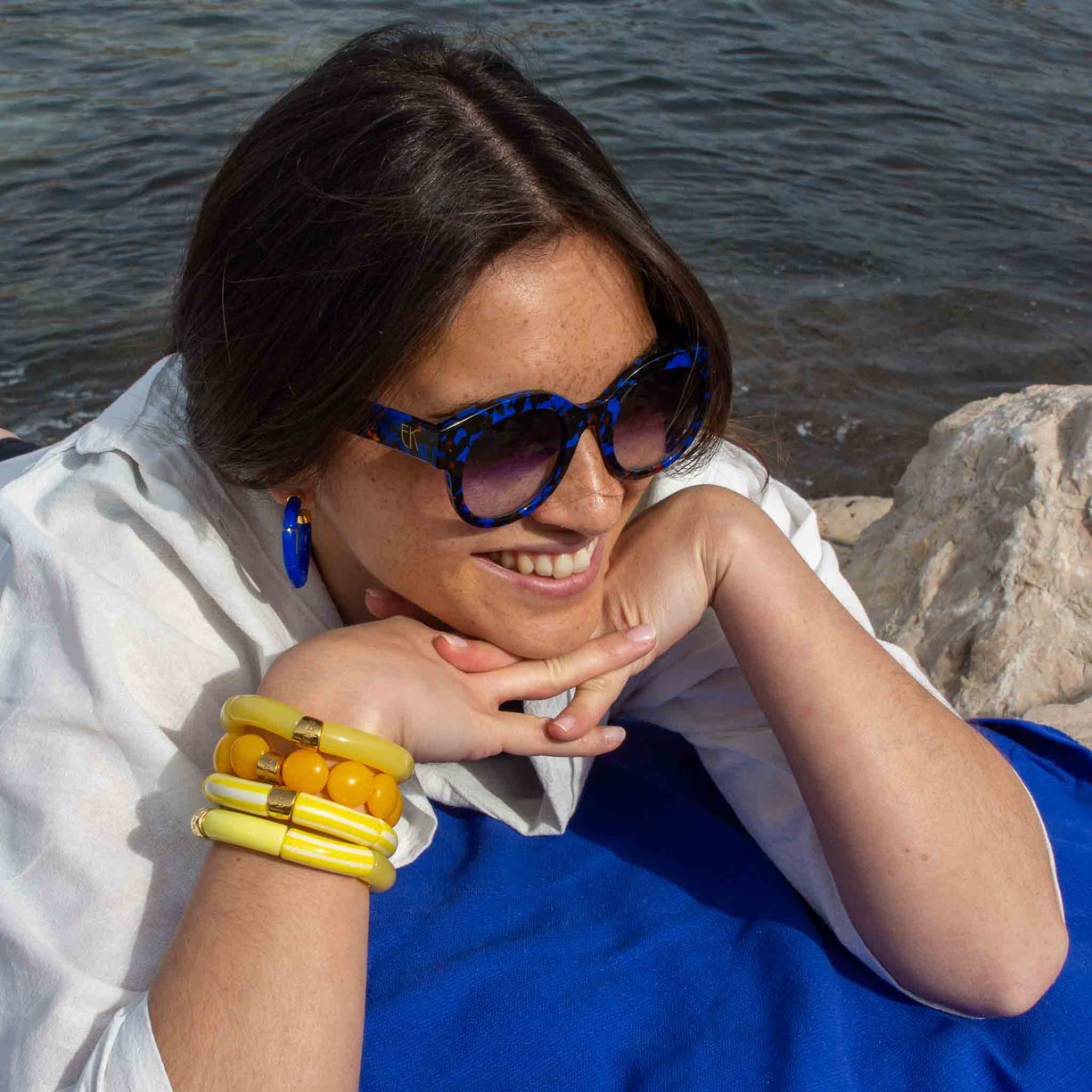Bracelet Bombom Amarelo