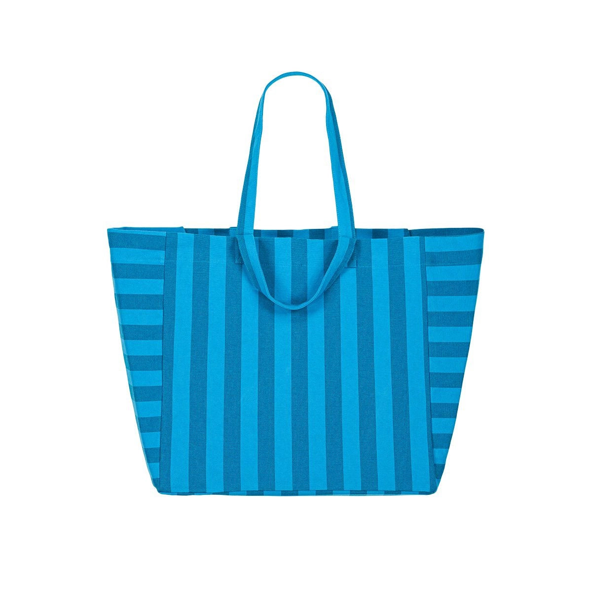Cabas Elisa - Rayures Tahititian / Turquoise