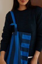 Cabas Elisabeth - Rayures Night / blue
