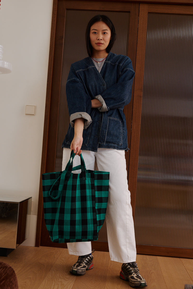 Cabas Elisabeth - Vichy Vert