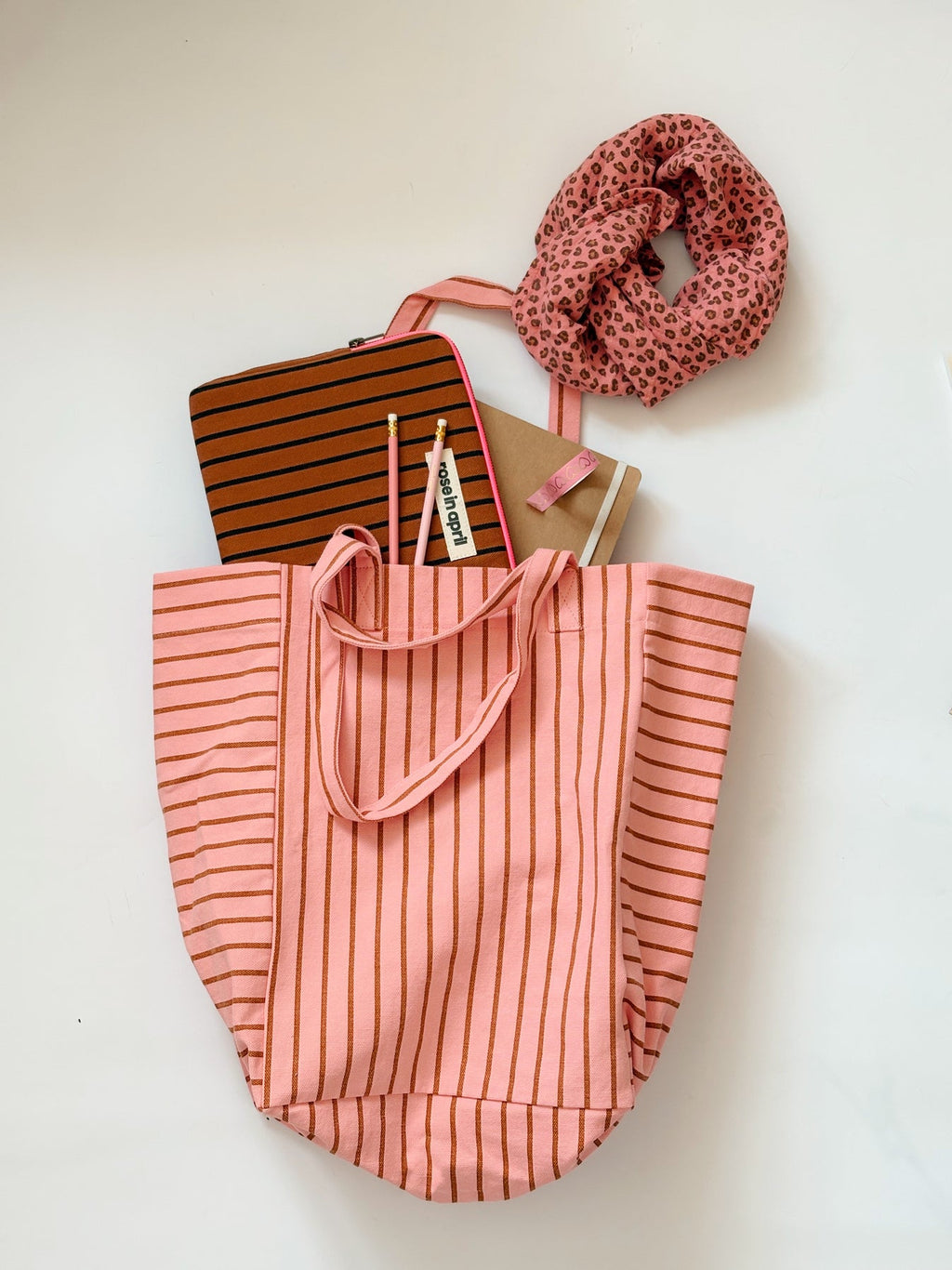 Cabas Elisabeth - Tennis Pecan Strawberry