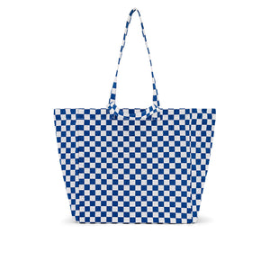 Cabas Elisa - Damier Ecru Navy