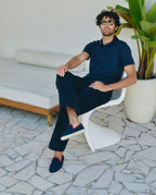 Espadrilles, Marine Rouge - Homme