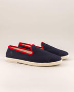 Espadrilles, Marine Rouge - Homme